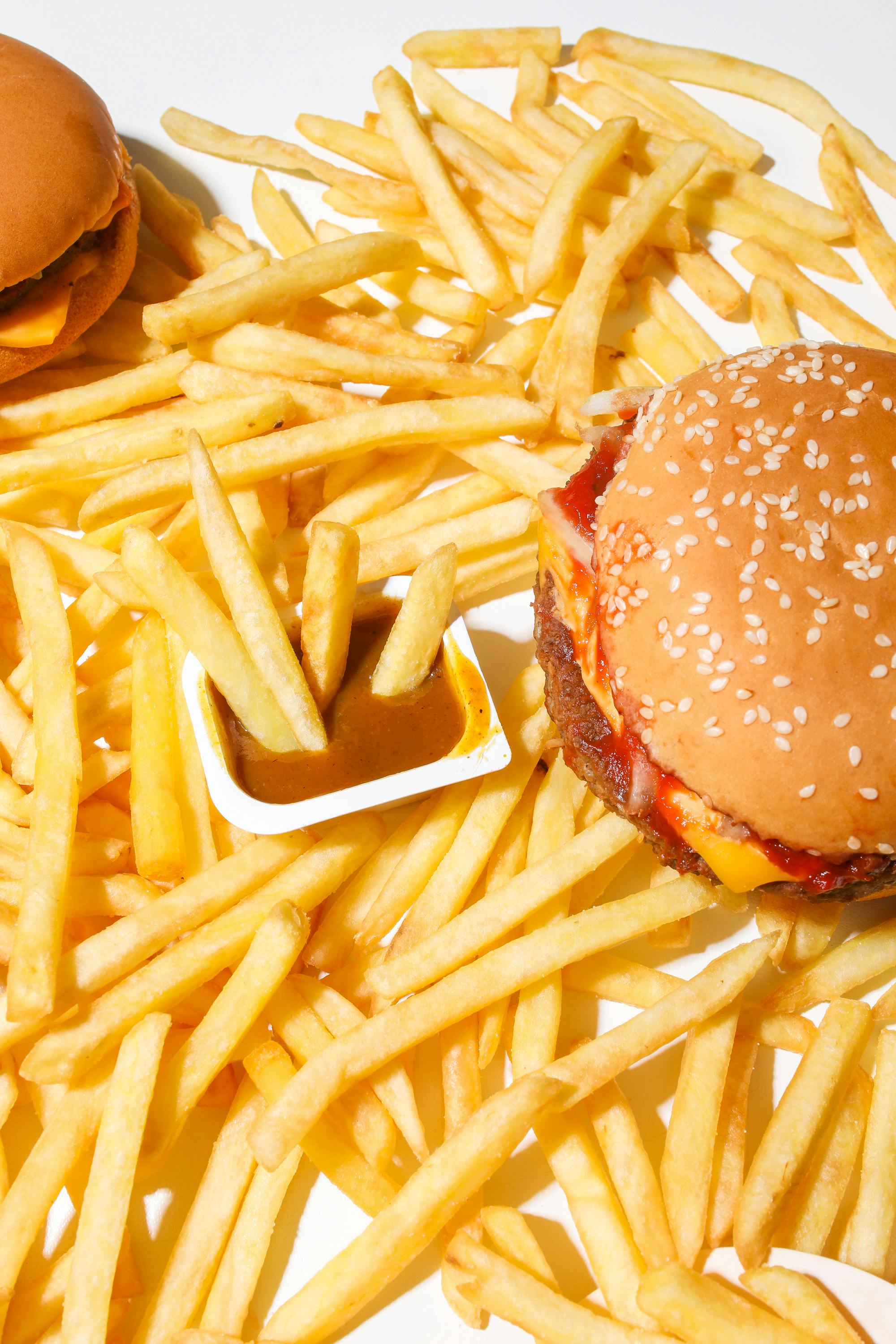 Burger mit Pommes Kalorien